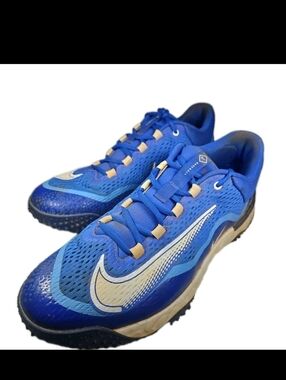 Nike Alpha Huarache Elite 4TF Hyper Royal Men Sz:14 Train DJ6523-414 Traction[6E